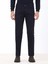 Lacivert Dokuma Slim Fit Casual Pamuk Karışımlı Pantolon 1