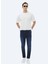 Lacivert Slim Fit Denim Pamuk Karışımlı Pantolon 3