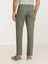 Haki Dokuma Slim Fit Casual Pamuk Karışımlı Pantolon 4