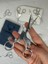 Kuş Desenli Metal Gümüş Renk Makas/söz Nişan Makası/kesme Makası 2