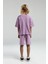Kız Çocuk Mor Bermuda Takım 4