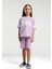 Kız Çocuk Mor Bermuda Takım 1