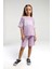 Kız Çocuk Mor Bermuda Takım 2