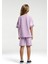 Kız Çocuk Mor Bermuda Takım 5