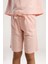 Kız Çocuk Pembe Bermuda Takım 4