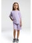 Kız Çocuk Mor Bermuda Takım 2