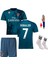 Cristiano Ronaldo 2018 Turkuaz Çocuk Forma Takımı 4'Lü Set Çorap+Bileklik Hediyeli 1
