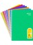 Flex A4 60 Yaprak Kareli Spiralli Plastik Neon Kapak Defter 4