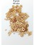 Oya Abiye Bileklik Kolye Pleksi Metalik Plastik Pul Altın Renk 8 Gram 90 Adet - BNC477 1