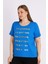 Kadın Büyük Beden Baskılı Kısa Kollu T-Shirt 2