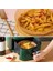 100 Adet Air Fryer Pişirme Kağıdı Tek Kullanımlık Yağlı Kağıdı Yuvarlak Tabak Model 2