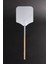 Alüminyum Pizza Fırın Küreği (25 Cm) - Pizza Küreği Alüminyum 25 cm - 65 cm Ahşap Saplı 1