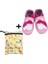 Ikili Set, Yorni Çanta 30x36CM, Summer ve 18-24AY Bebek Horse Baby Pink El Yapımı Hakiki Deriden Patik 1