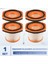 Shark Wandvac Sistemi Için 4 Paket Yedek Vakum Filtresi WV360 WS620 WS630 WS632 WS632BLBRN WS632GDBRN, Parça XFFWV360 (Yurt Dışından) 4