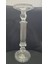 Sedef Mum Aksesuar Cam Şamdan Mumluk Şeffaf Renk Büyük Boy 35X12.5CM Kesme Düğün Masalık 1 Adet 1