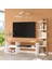 Robin Home Nexus Tv Ünitesi Tv Sehpası Kitaplıklı Beyaz-Sepet 2