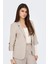 Onlcaro Keten Karışımlı Loose Fit Apaş Yaka Truvakar Kol Blazer Ceket Bayan Ceket 15312199 3