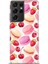 Samsung Galaxy S21 Ultra Kılıf Hd Baskılı - Makaron ve Çilekler 1