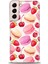 Samsung Galaxy S22 Plus Kılıf Hd Baskılı - Makaron ve Çilekler 1