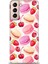 Samsung Galaxy S21 Plus Kılıf Hd Baskılı - Makaron ve Çilekler 1