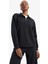 fit Oversize Geniş Kalıp Yarım Fermuarlı Dik Yaka Modal Sporcu SWEATSHIRT D7126AX25SP 3