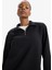 fit Oversize Geniş Kalıp Yarım Fermuarlı Dik Yaka Modal Sporcu SWEATSHIRT D7126AX25SP 5