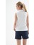 25Y0516K1 Kadın Polo V Yaka Kolsuz T-Shirt 4