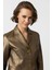 Gold Bloom Blazer Kadın Hakiki Deri Ceket 2