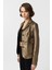 Gold Bloom Blazer Kadın Hakiki Deri Ceket 3