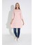 Kadın Pembe Renkli Bol Kesim Bisiklet Yaka Truvakar Kol Tunik T-408 3