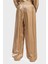 Tamamı Logolu Wide Leg Geniş Paça Parlak Pantolon Bayan Pantolon XW000569 AF12055 F1018 2