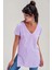 V Yaka Yanı Yırtmaçlı Maxi T-Shirt 3
