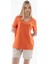 25Y0248K1 Kadın V Yaka T-Shirt 3