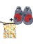 Ikili Set, Yorni Çanta 30x36CM, Summer ve 3-4 Yaş Bebek Ladybird Denim El Yapımı Hakiki Deriden Patik 1