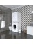 Kenzlife Çamaşır&kurutma Makinesi Dolabı Agafya Byz 015*70*60 Banyo Aparatı Arkalıksız 1
