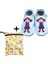 Ikili Set, Yorni Çanta 30x36CM, Summer ve 5-6 Yaş Bebek Matilda Baby Blue El Yapımı Hakiki Deriden Patik 1