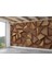 - 3D Ahşah Geometrik Desenli Duvar KAĞIDI-5624 2