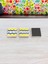 Taraftar Renkli El Yapımı Taş Dekoratif Bardak Altlığı 3"lü Set Renkli Stone Coasters 3