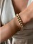 14 K Altın Rengi Vip Seri Gurmet Bileklik 19 cm 1