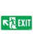 Exit Sol Yukarıı Uyarı Levhası 17,5X25 KOD:960 1