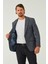 Erkek Slim Fit Blazer Ceket Koyu Mavi 3