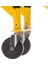 PA616 MT519-MT520 Taşıma Arabası Için Küçük Pu Hareketli Yedek Teker (1 Çift) 2