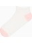 Diamond Flowers Pembe Beyaz 3lü Patik Çorap 3