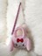 Sanrio Karakterleri Peluş El ve Omuz Çantası Ayarlanabilir Kuromi 3
