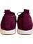 Mor Deri Süet Fiyonk Detay Comfort Taban Loafer 3