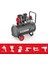 KBK50S 2.0hp 50LT 8bar Yağsız Sessiz Taşınabilir Hava Kompresörü 3