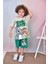 Pjkskt Tom&jerry Desenli Yeşil Şortlu Erkek Çocuk Kısa Kol Takım 7601-Y 1