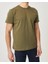 Rahat kalıp unisex Beyaz-Lacivert-Siyah-Haki-Gri - Slim Fit Bisiklet Yaka 5'li Tişört Paketi 3