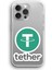 Apple iPhone 16 Pro Max Uyumlu Baskılı Şeffaf Kılıf Kapak "usdt Tether" 1