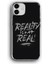 Apple iPhone 12 Uyumlu Baskılı Şeffaf Kılıf Kapak "reality Is Not Real" 1